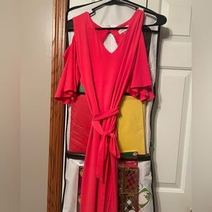 Calvin Klein cold shoulder dress